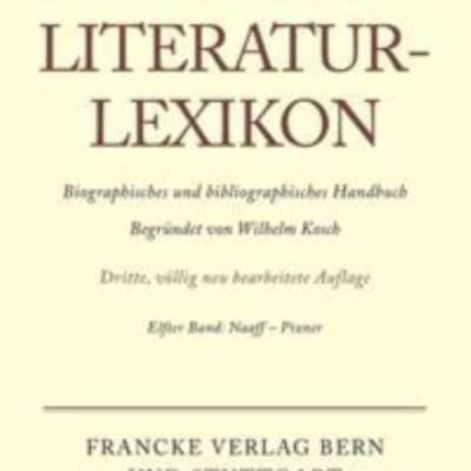 Deutsches Literatur-Lexikon, Band 11, Naaff - Pixner