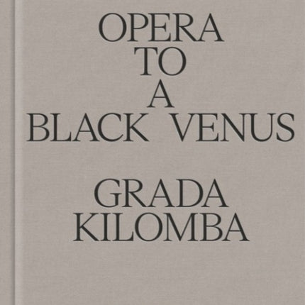 Opera to a Black Venus