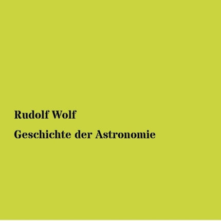 Geschichte Der Astronomie