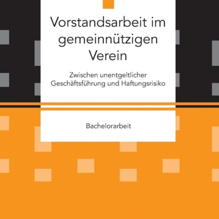 Vorstandsarbeit im gemeinnützigen Verein.