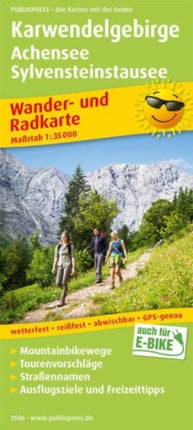 Karwendel mountains, hiking and cycling map 1:35,000