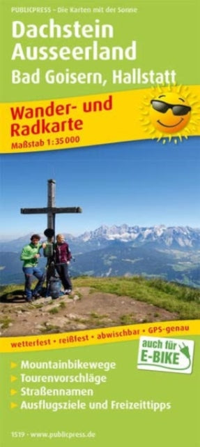 Dachstein - Ausseerland, hiking and cycling map 1:35,000