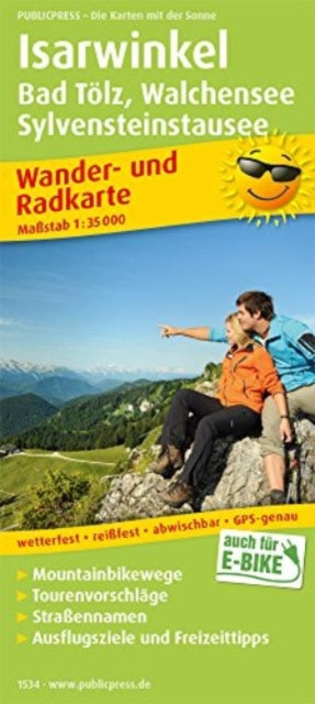 Isarwinkel, hiking and cycling map 1:35,000