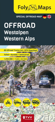 FolyMaps OFFROAD Western Alps 1250000