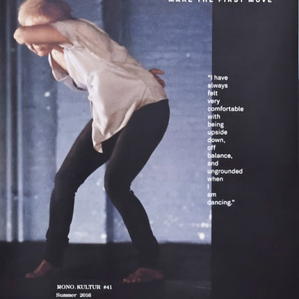 Mono.Kultur No. 41 Meg Stuart