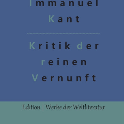 Kritik der reinen Vernunft