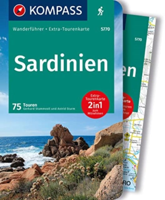 KOMPASS Wanderführer Sardinien 75 Touren mit ExtraTourenkarte