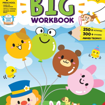 Play Smart Big Workbook Preschool Ages 2-4: Over