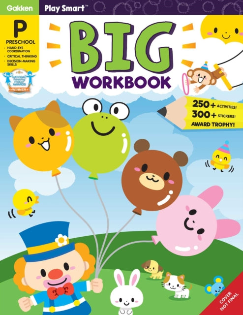 Play Smart Big Workbook Preschool Ages 2-4: Over