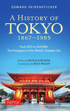 A History of Tokyo 18671989