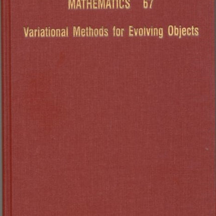 Variational Methods For Evolving Objects