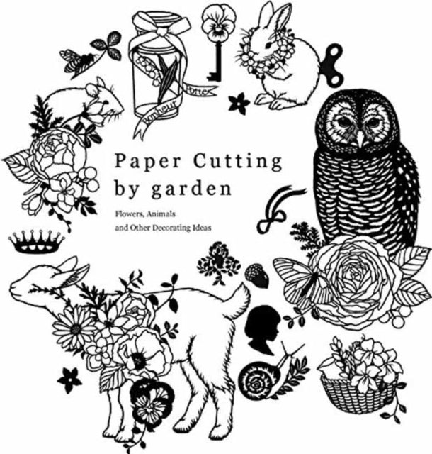 Paper Cutting by Garden  Flowers Animals and