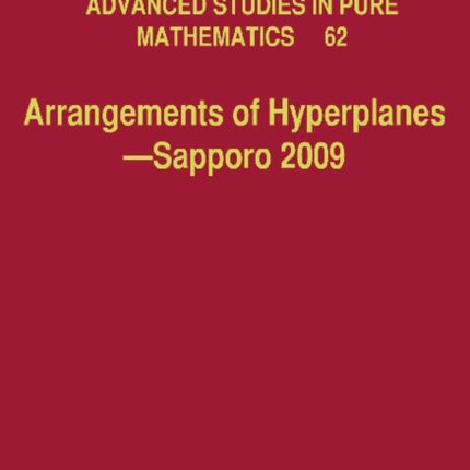 Arrangements Of Hyperplanes - Sapporo 2009