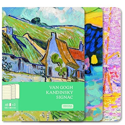 Notebooks van Gogh, Kandinsky, Signac (Set of 3, Large)