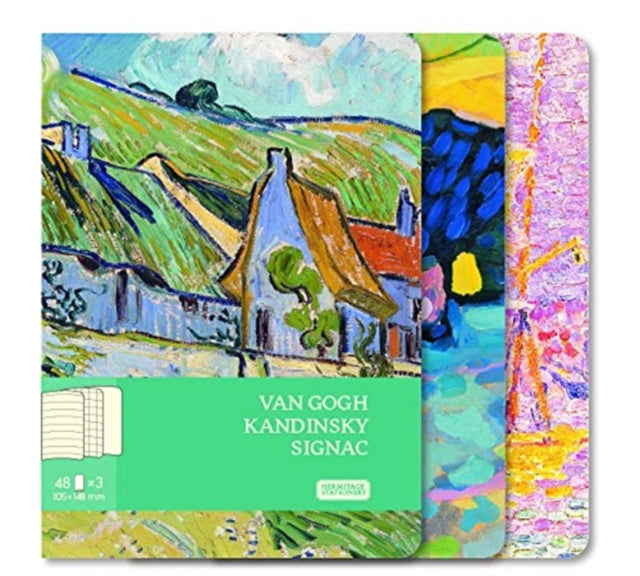 Notebooks van Gogh, Kandinsky, Signac (Set of 3, Large)