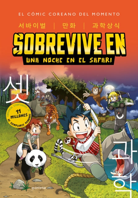 Sobrevive en. Una noche en el safari  Survive in.
