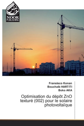 Optimisation du dépôt ZnO texturé (002) pour le solaire photovoltaïque