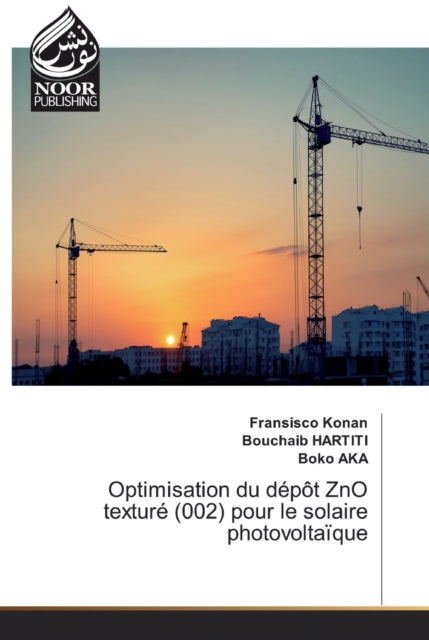 Optimisation du dépôt ZnO texturé (002) pour le solaire photovoltaïque