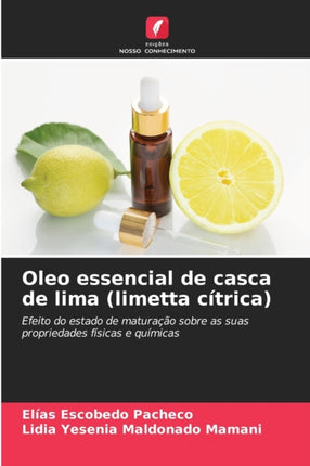 Oleo essencial de casca de lima (limetta cítrica)