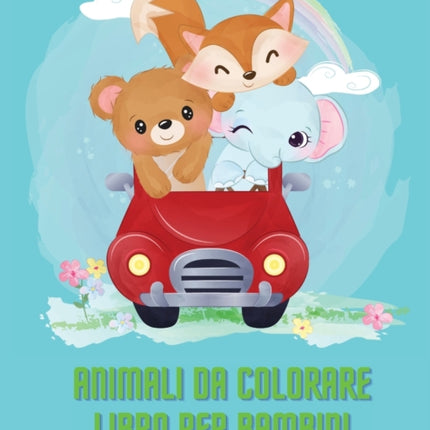 Animali da colorare libro per bambini: Incredibile Animale da colorare e libro di attività per bambini, età 6-8