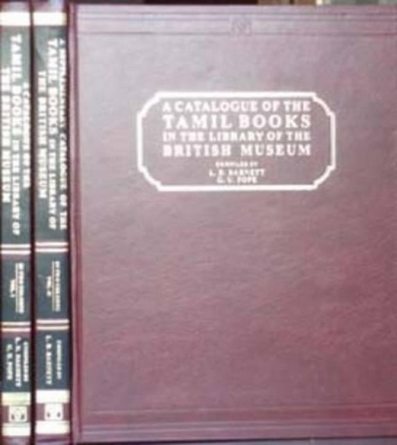 Catalogue of the Tamil Books in the Library of the British Museum