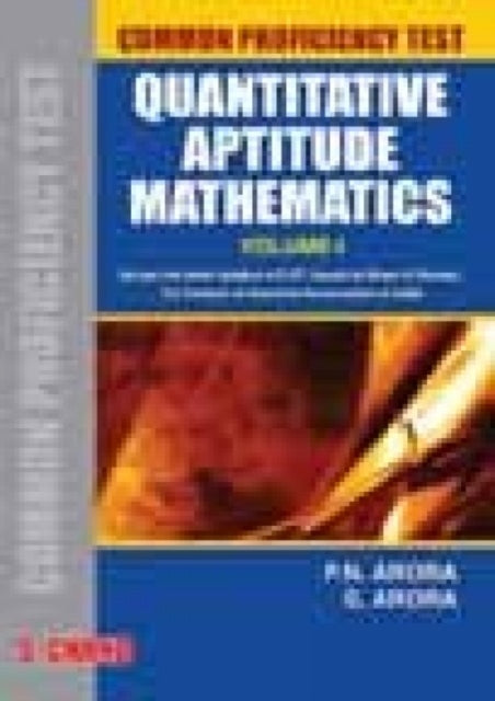 Quantitative Aptitude Mathematics: v. 1