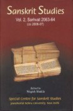 Sanskrit Studies: Samvat 2063-64 v. 2