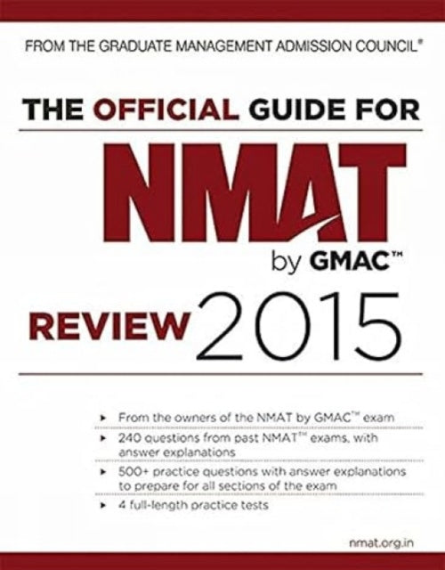 Official Guide for NMAT by GMAC Review 2015