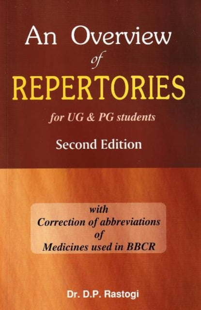 Overview of Repertories for UG & PG Students: 2nd Edition