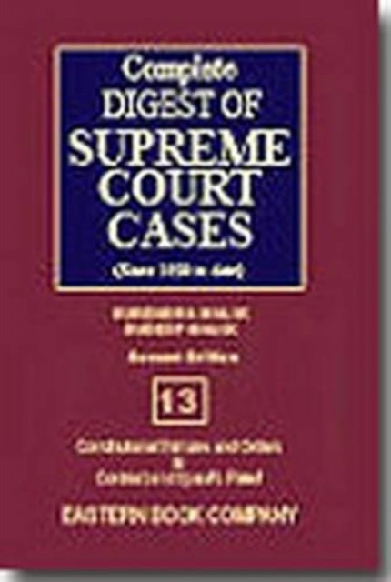 Complete Digest of Supreme Court Cases: Since 1950 to Date v. 13