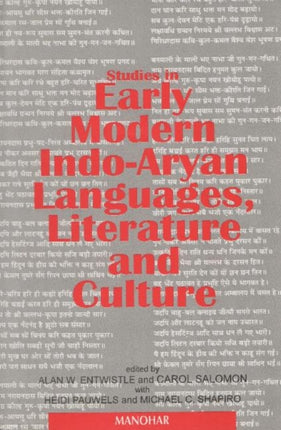 Studies in Early Modern IndoAryan Languages