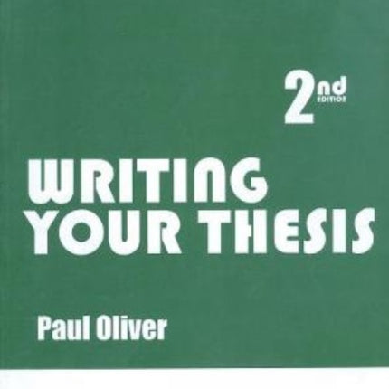 Writing Your Thesis