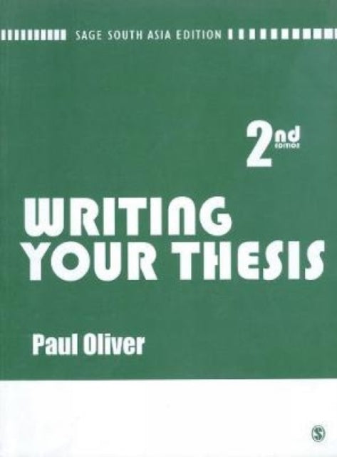 Writing Your Thesis