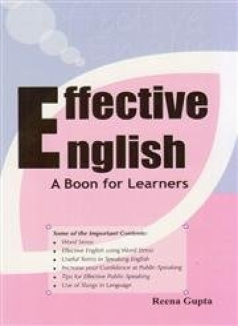 Effective English: A Boon for Learners