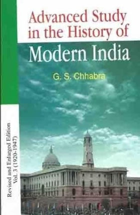 Advanced Study in the History of Modern India