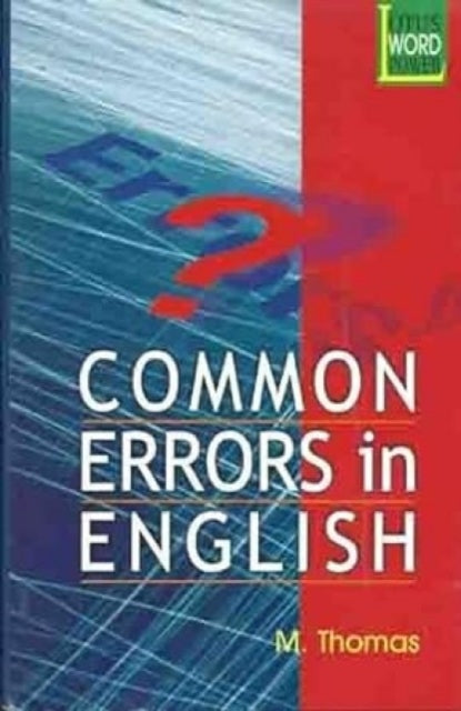 Common Errors in English