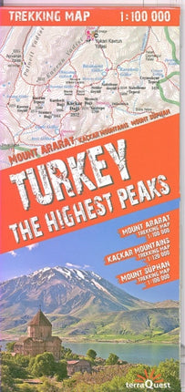 terraQuest Trekking Map Turkey