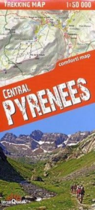 terraQuest Trekking Map Pyrenees Central Part