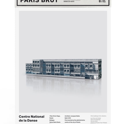 Paris Brut: Centre National De La Danse: Build Your Own Brutalist Paris