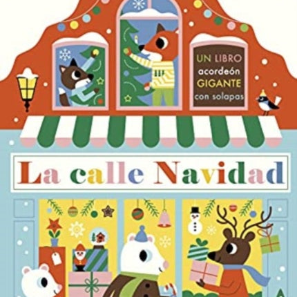 La calle Navidad. Libro acordeon