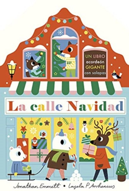 La calle Navidad. Libro acordeon