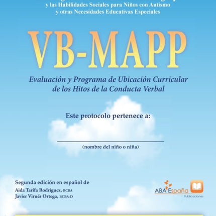 VB-MAPP, Evaluación y programa de ubicación curricular de los hitos de la conducta verbal: Protocolo