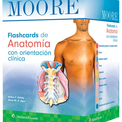 Moore. Flashcards de Anatomía con orientación