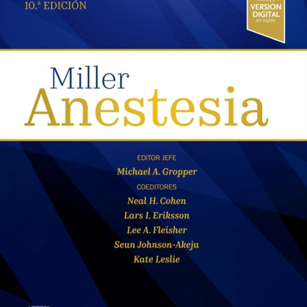 Miller. Anestesia