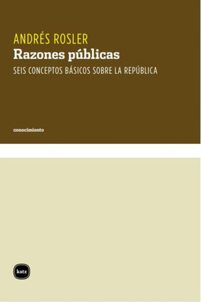 Razones públicas  seis conceptos básicos sobre la república