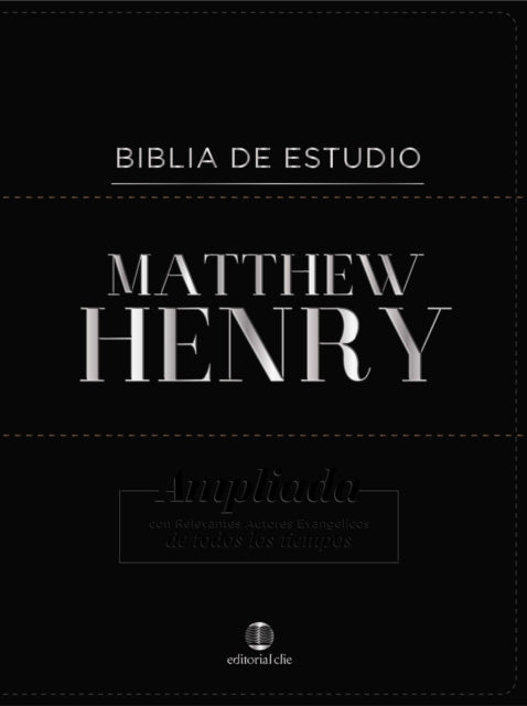 Rvr Biblia de Estudio Matthew Henry Piel Fabricada