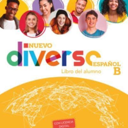 Nuevo Diverso B: Libro del alumno Espanol B + licencia digital (B1-B2)