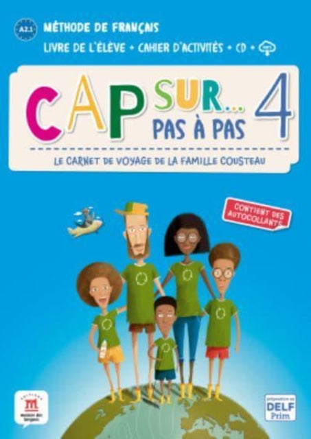 Cap sur... pas a pas 4: Livre de l'eleve + Cahier d'activites + mp3