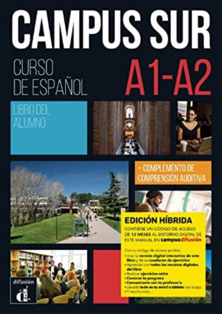 Campus Sur A1A2  Edición híbrida  Libro del