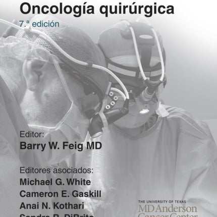 Manual MD Anderson de Oncología quirúrgica